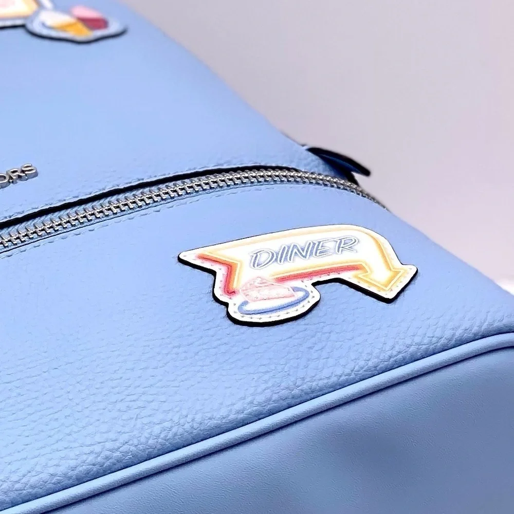 Michael Kors Medium Embellished Backpack Light Sky
